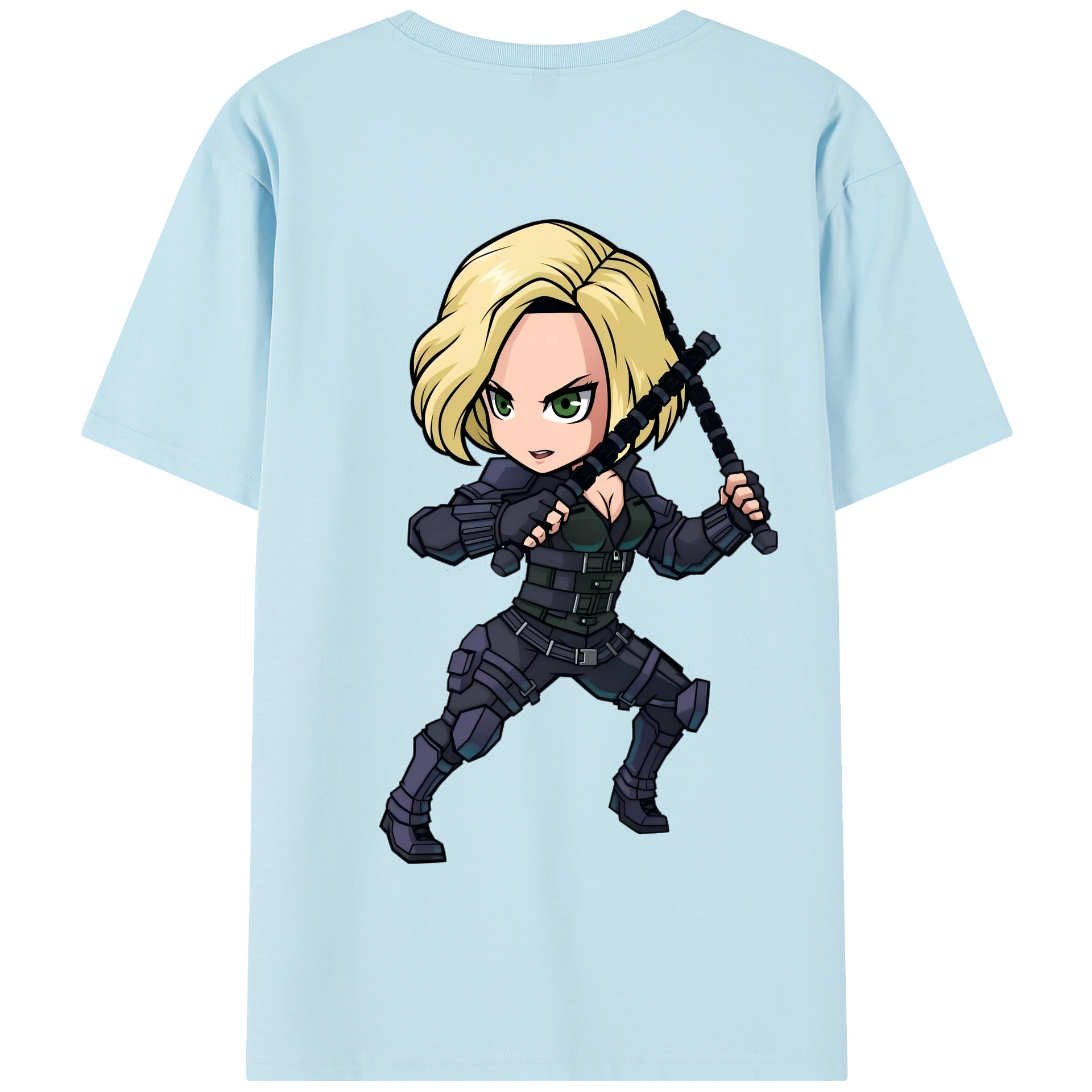 （画像用） アベンジャーズ The Avengers 綿100％半袖Tシャツ（背面プリント）